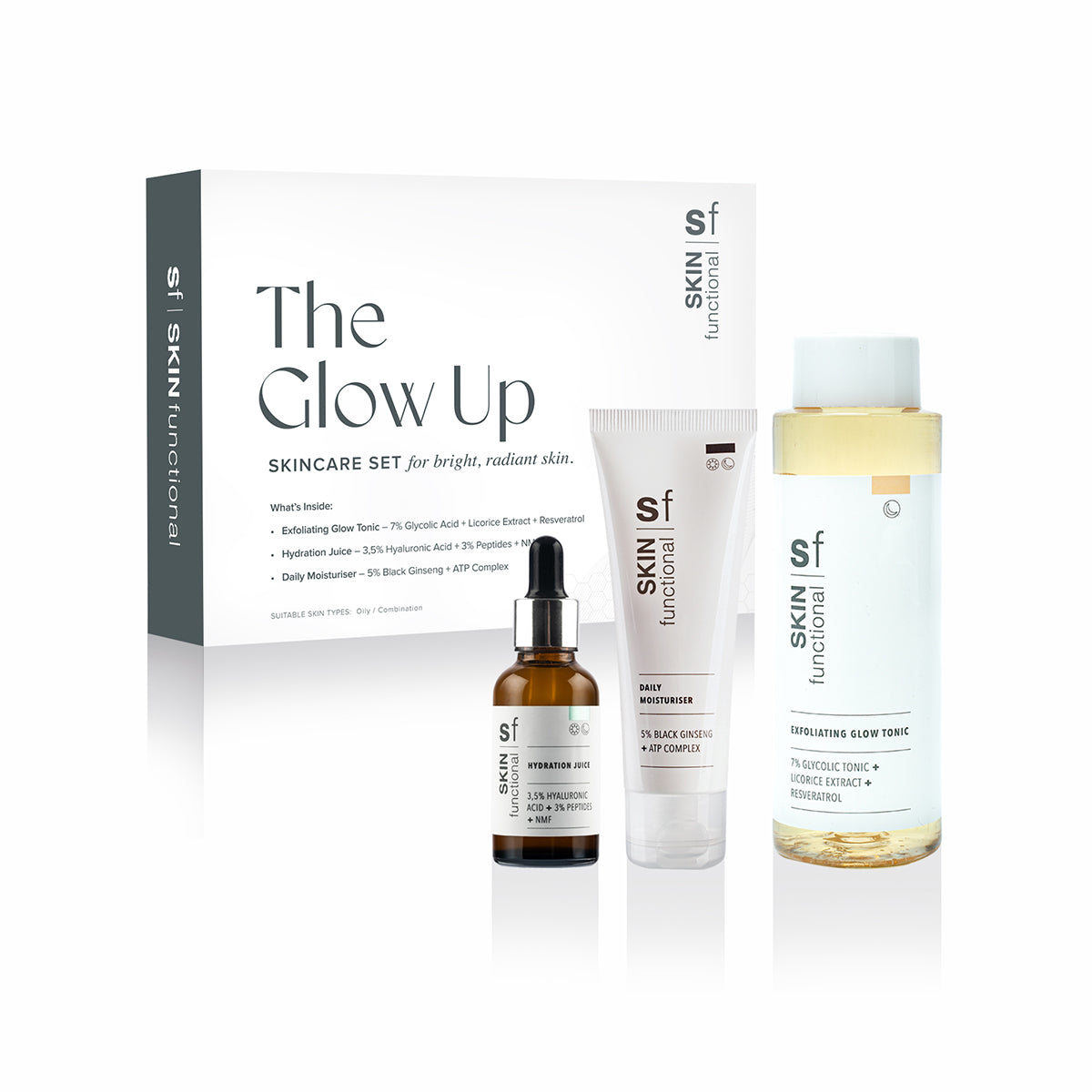 The Glow Up – SKIN functional