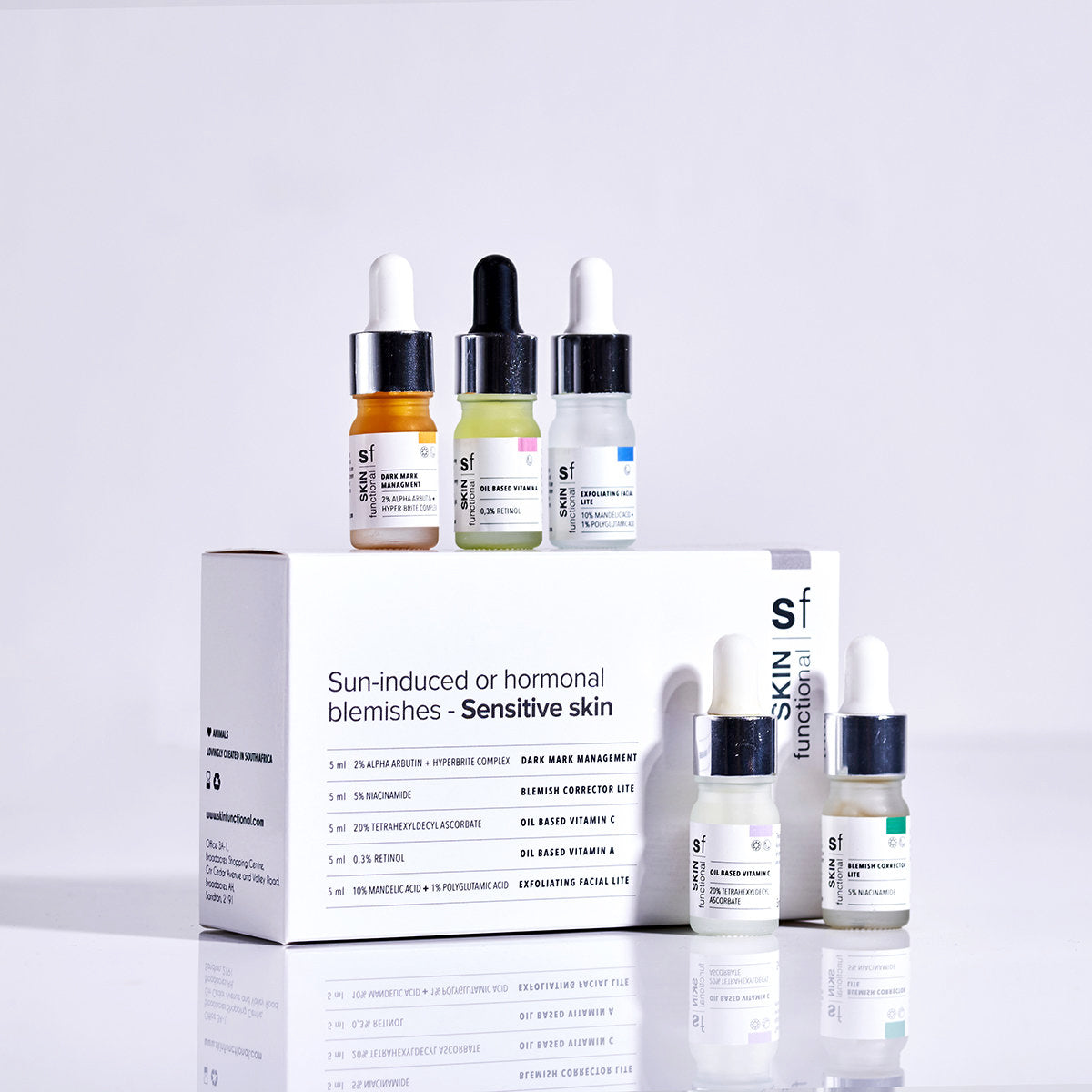 Sun induced and hormonal blemishes - Sensitive Skin