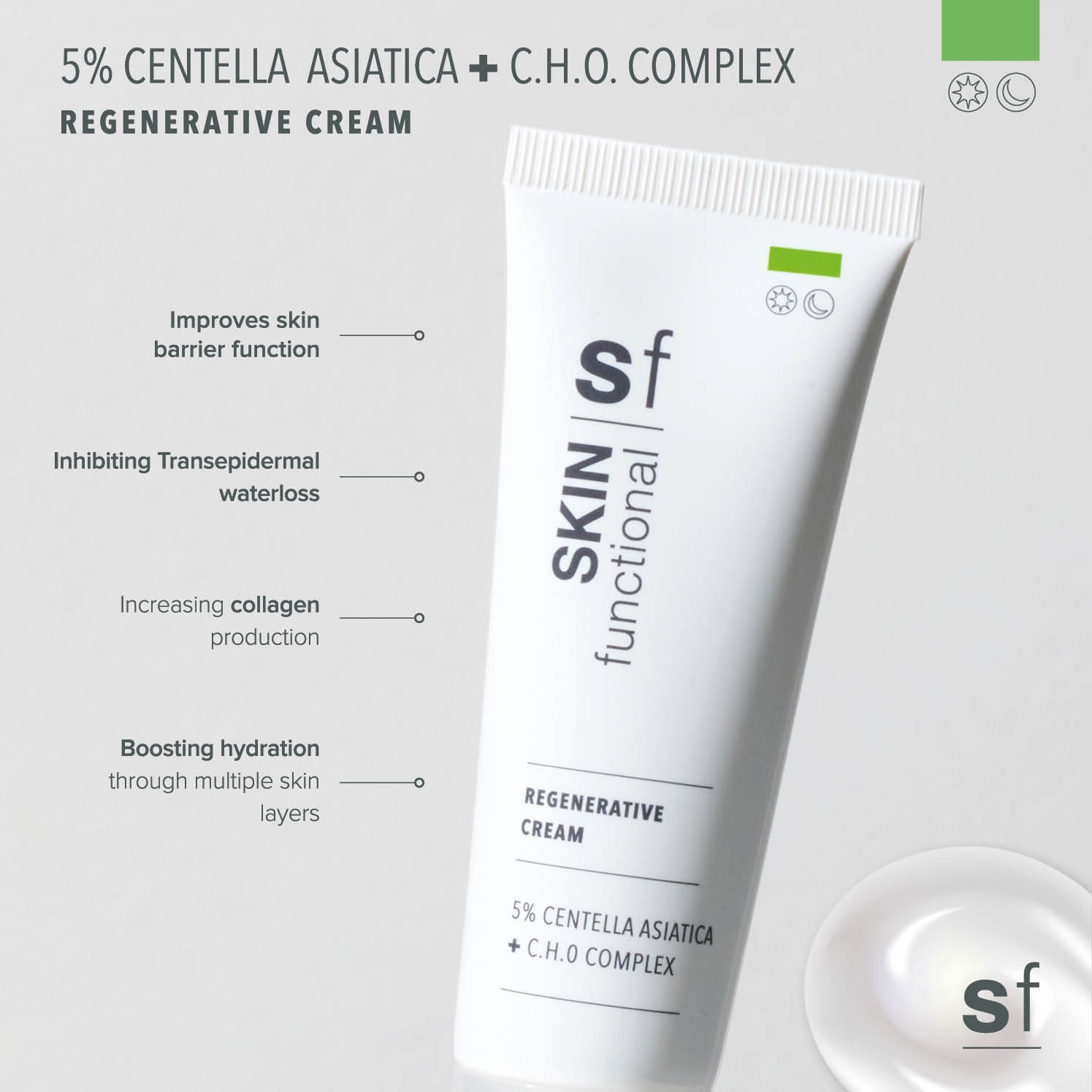 5% Centella Asiatica + C.H.O Complex Moisturiser