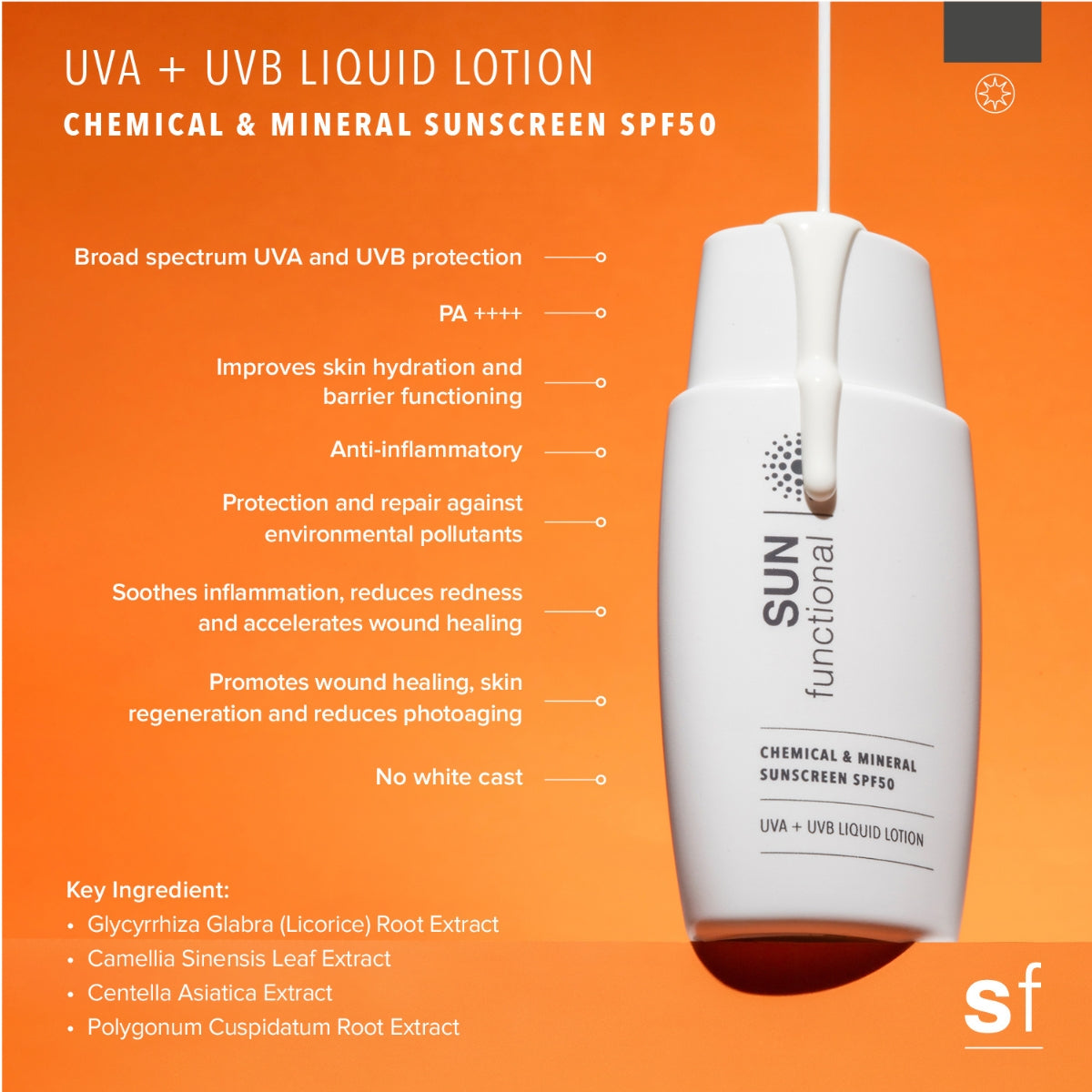 Chemical and Mineral Sunscreen SPF50