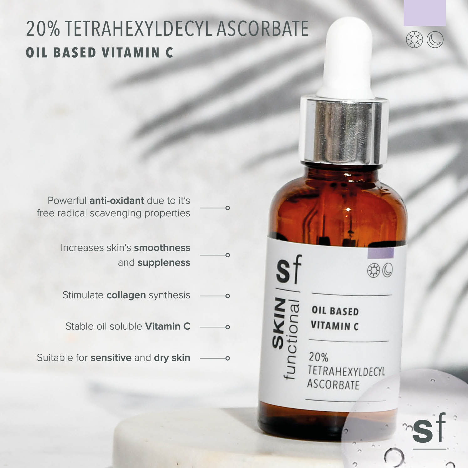 20% Tetrahexyldecyl Ascorbate Oil Serum