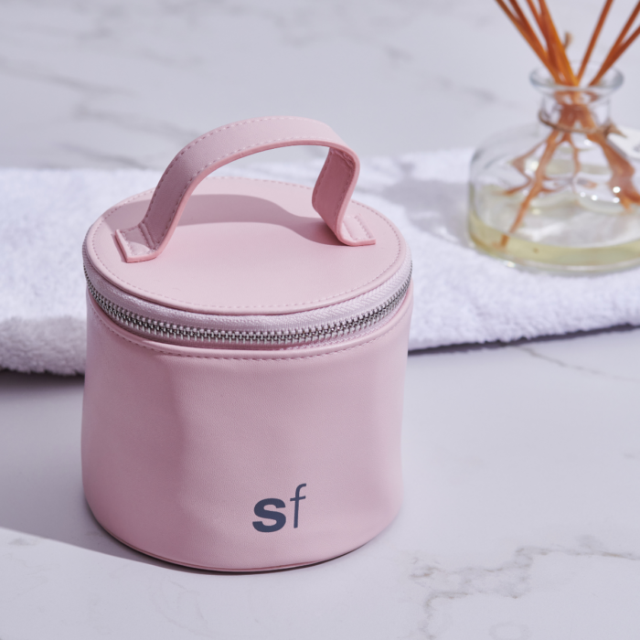 SKIN functional Pink Cosmetic Bag
