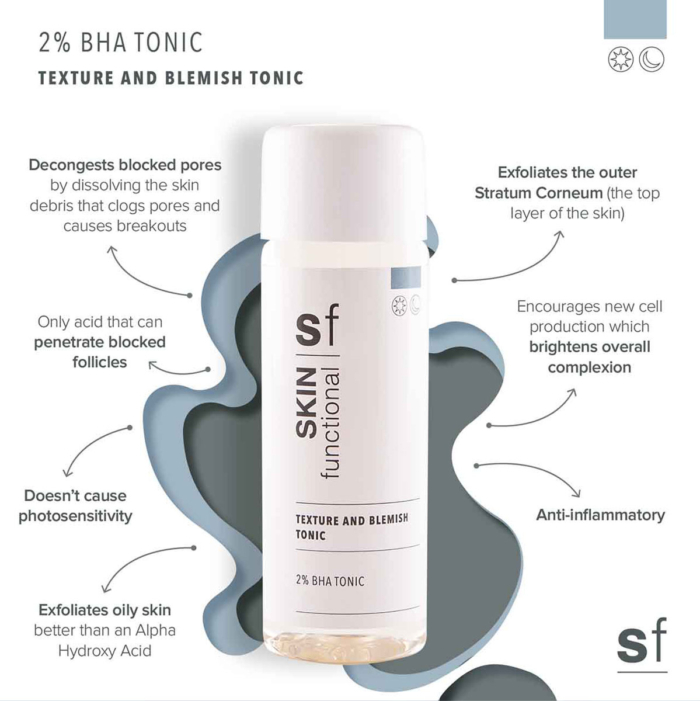 Texture and Blemish Tonic - 2% BHA Tonic Benefits