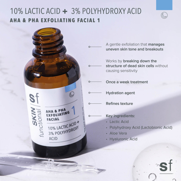 10% Lactic Acid + 3% Polyhydroxy Acid