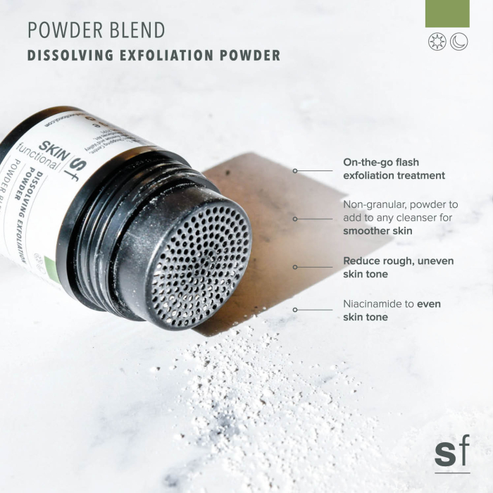 Powder Blend Dissolving Exfoliation Powder