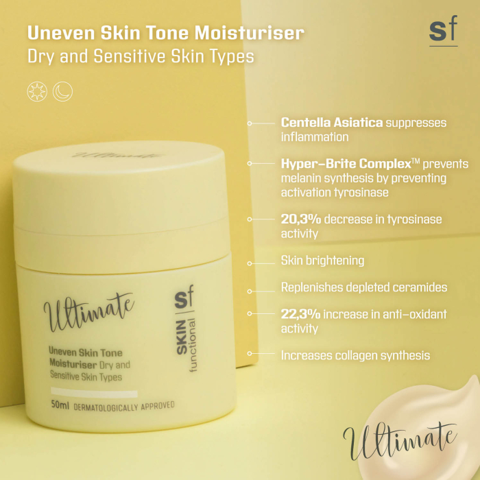 Uneven Skin Tone Moisturiser For Dry, Sensitive Skin
